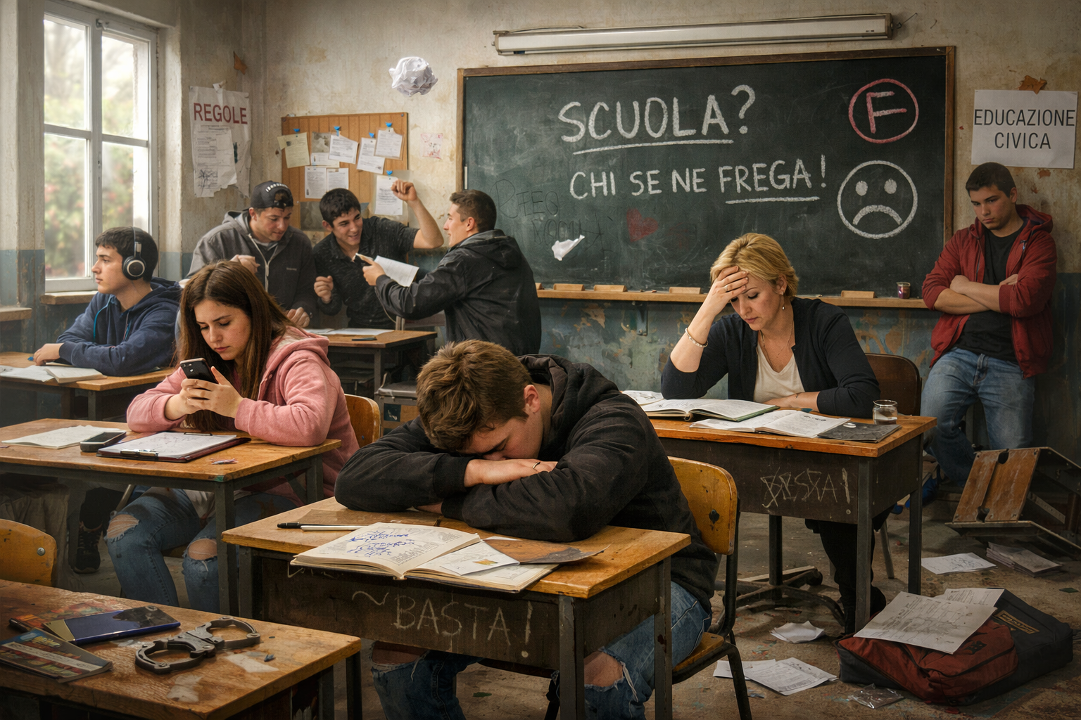 Violenza a scuola e crisi educativa: il prezzo del vuoto formativo ed educativo